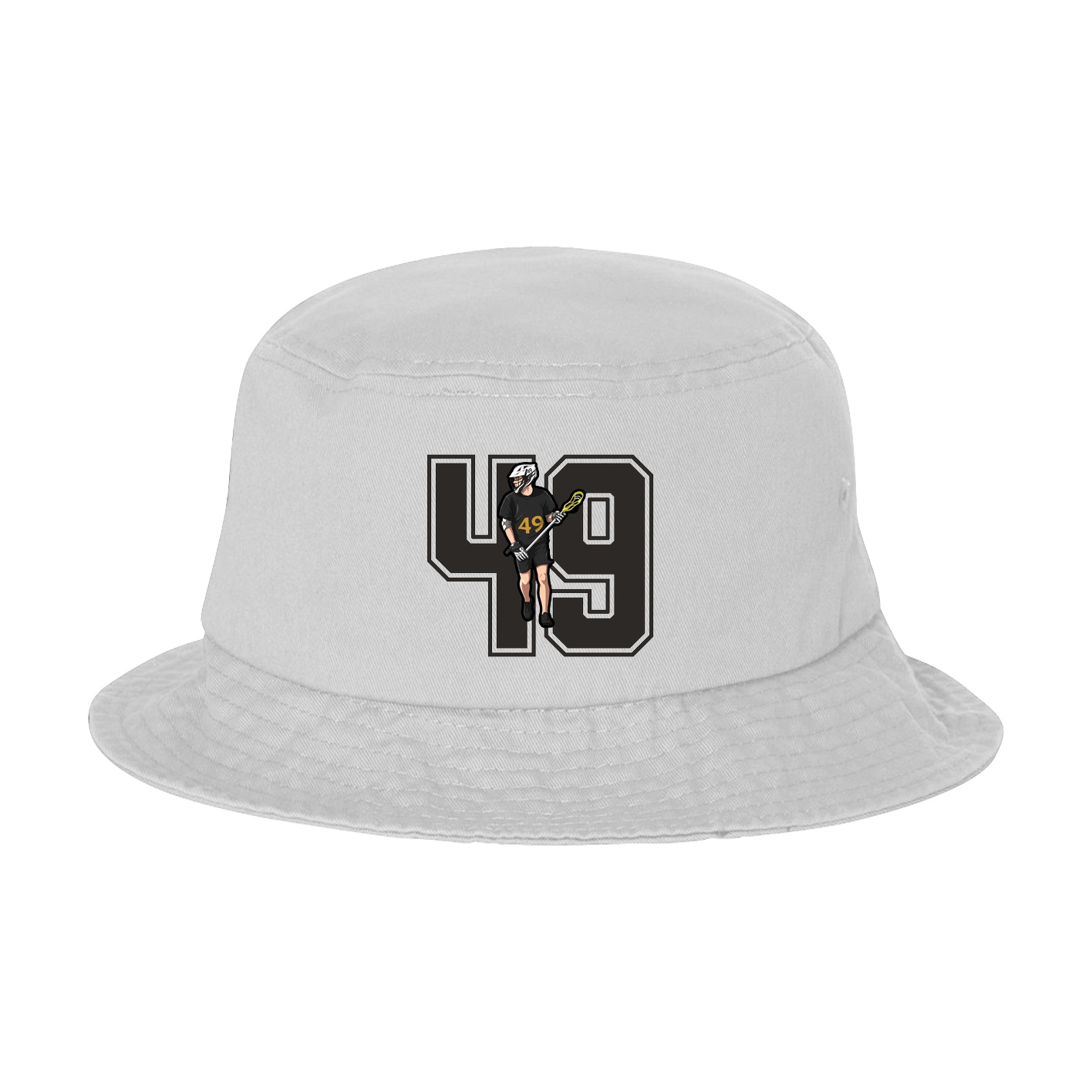 Bucket Cap — Number in White