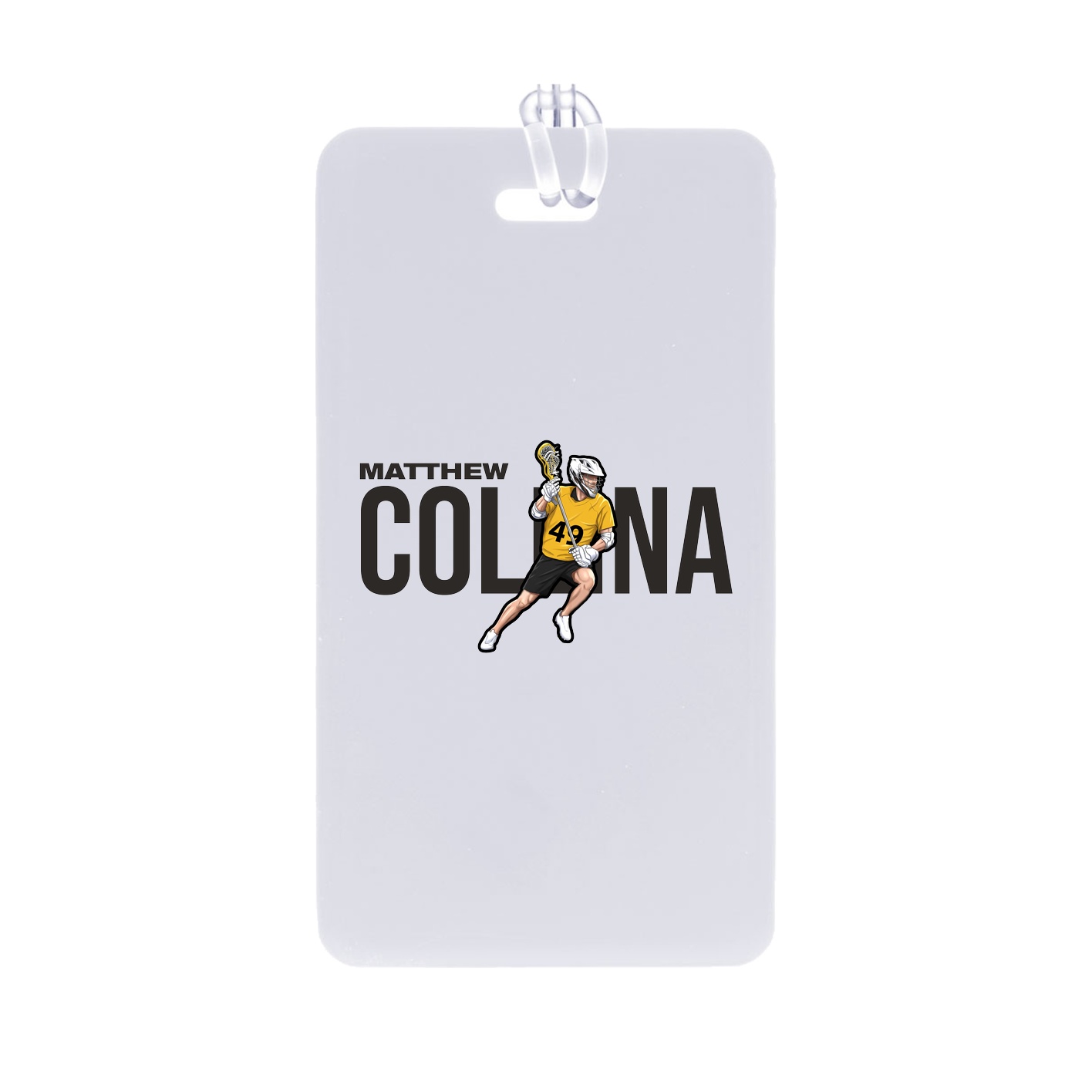 Bag Tag — Player Name in Classic