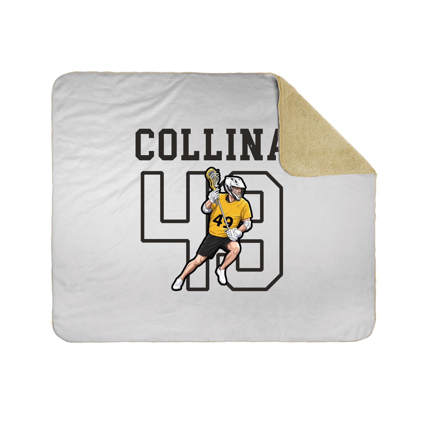 Throw Blanket — Shirsey in White