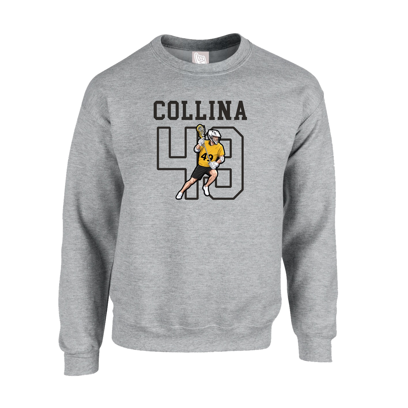 Fleece Crew — Shirsey in Grey