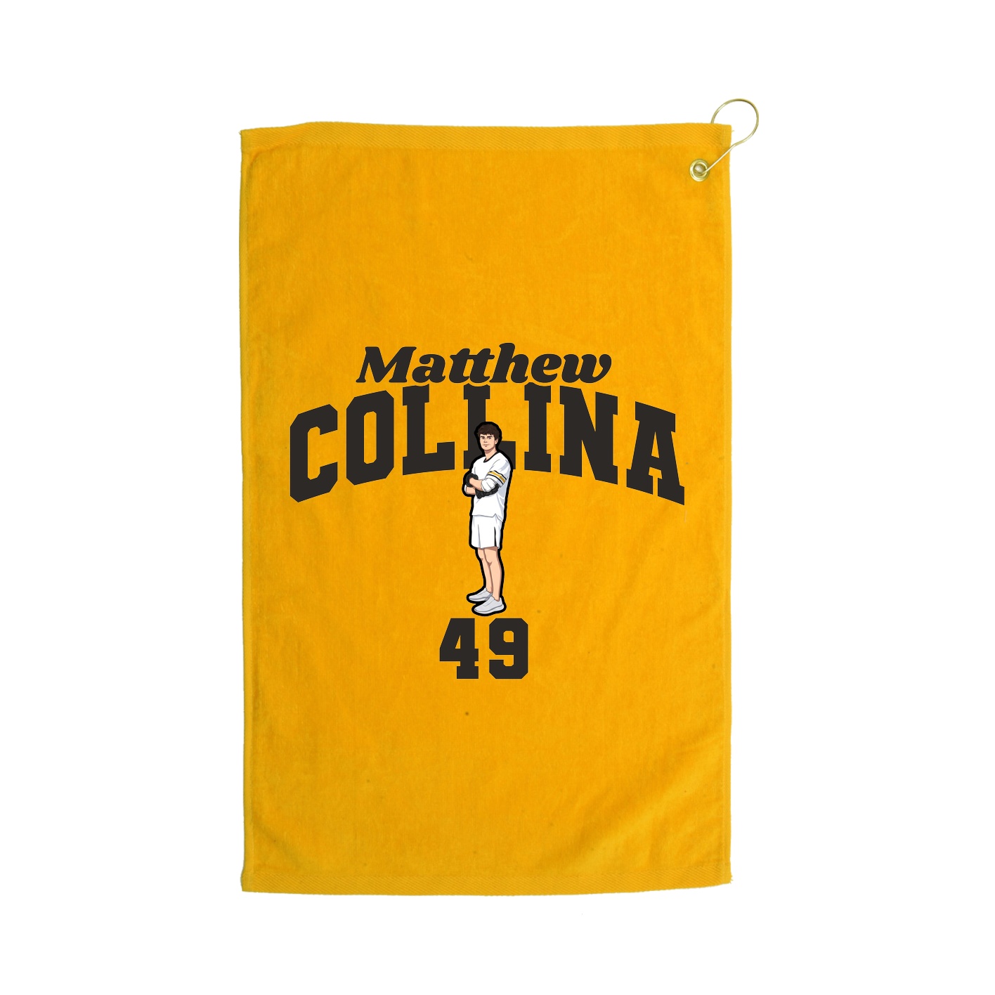 Golf Towel — Signature Arch in Gold