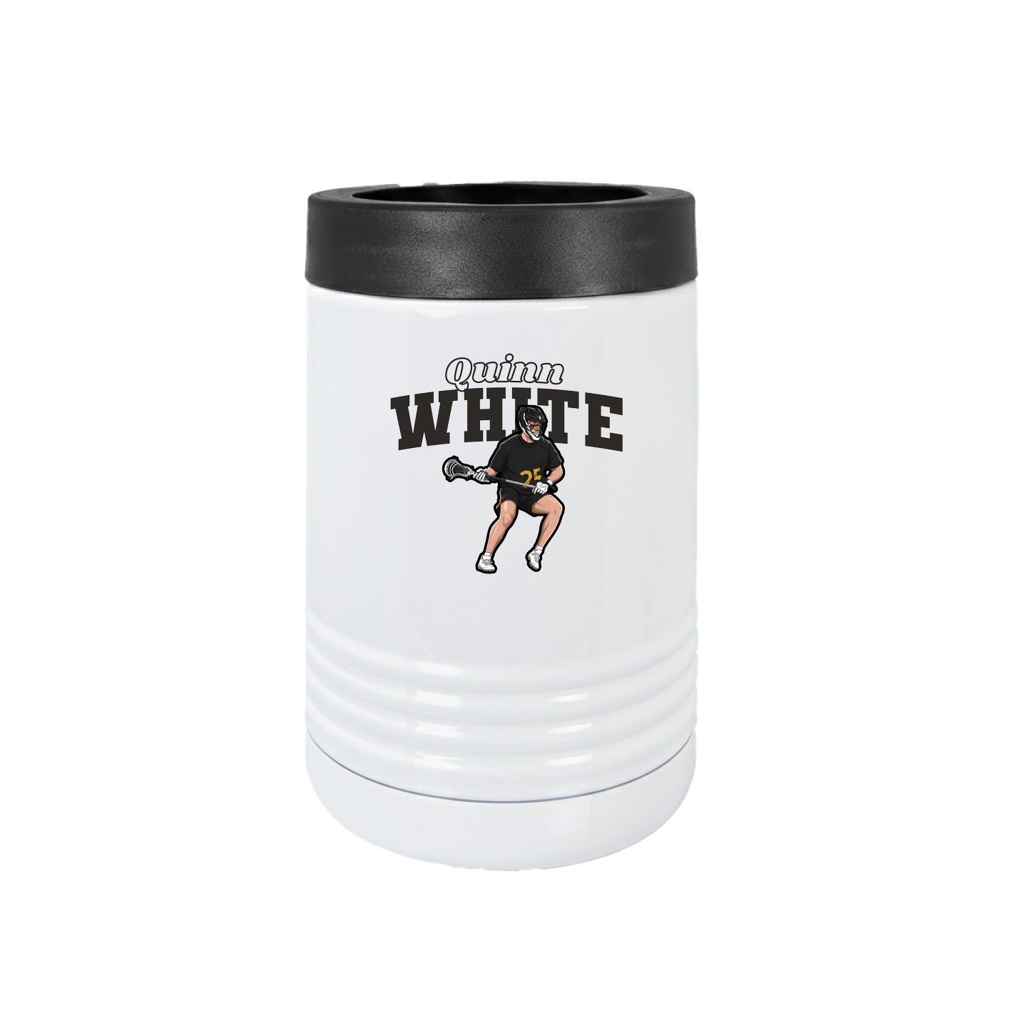 Beverage Holder — Name Arch in White