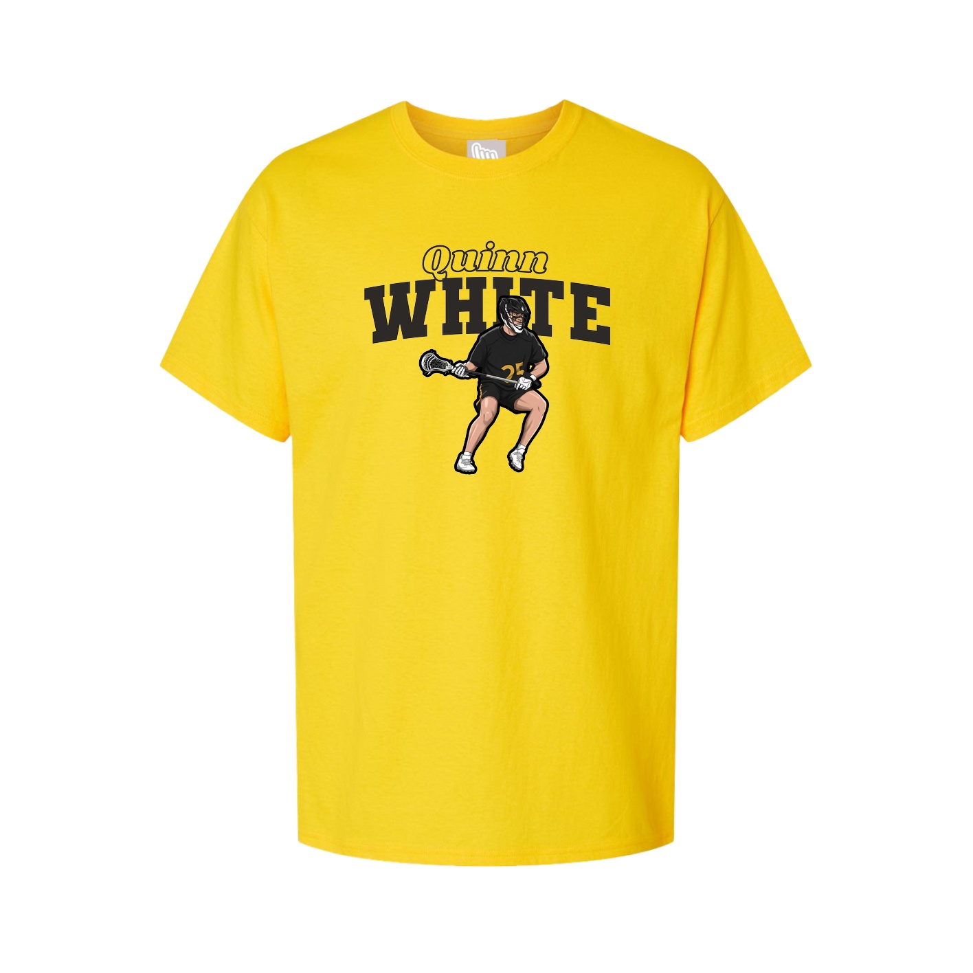 Youth Tee — Name Arch in Gold