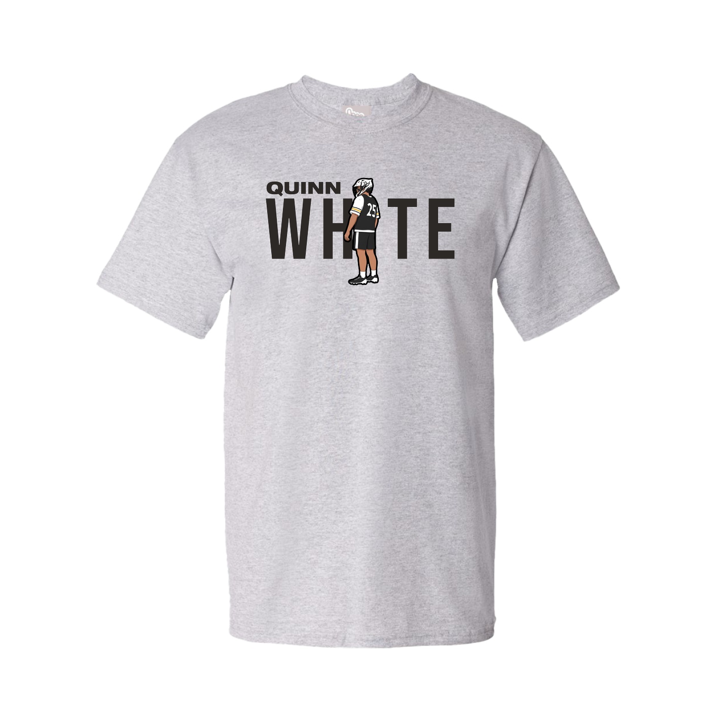 Youth Tee — Player Name in Grey