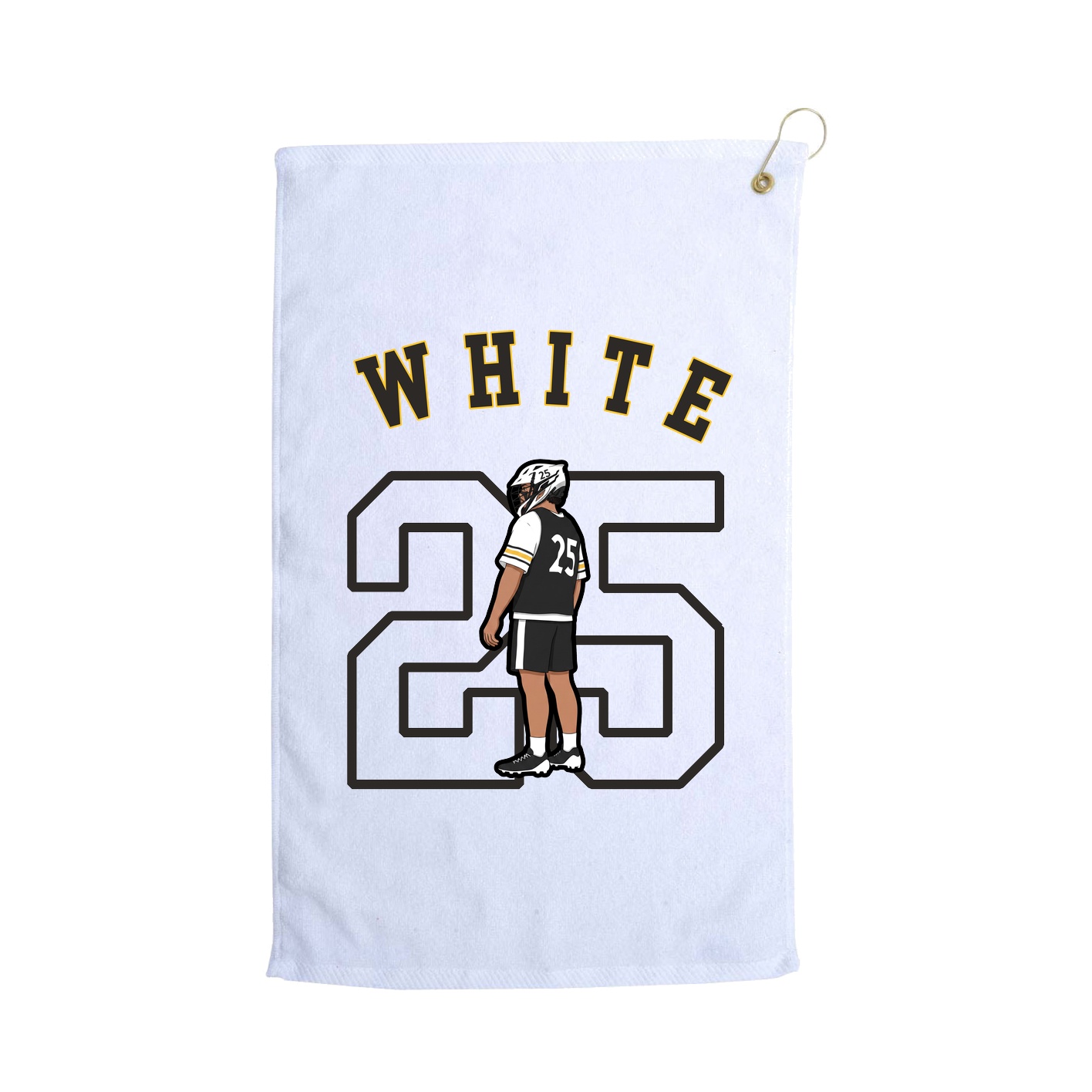 Golf Towel — Shirsey Arch in White
