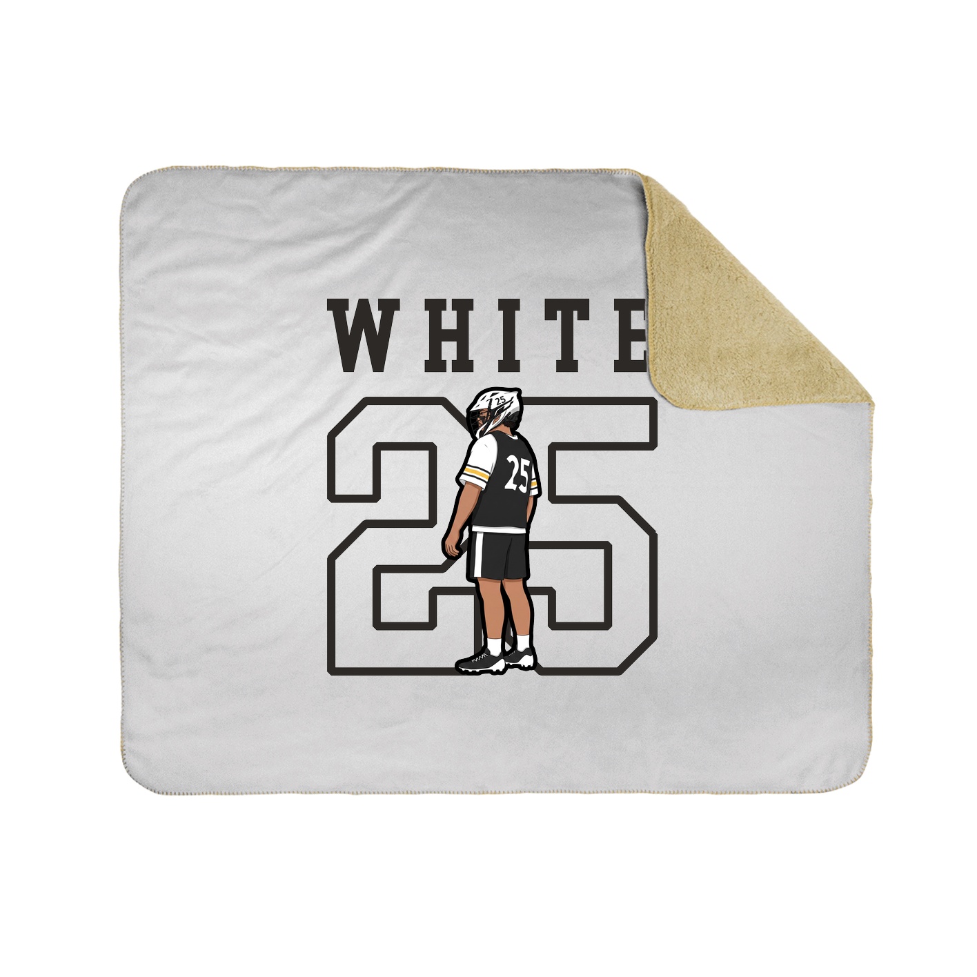 Throw Blanket — Shirsey in White