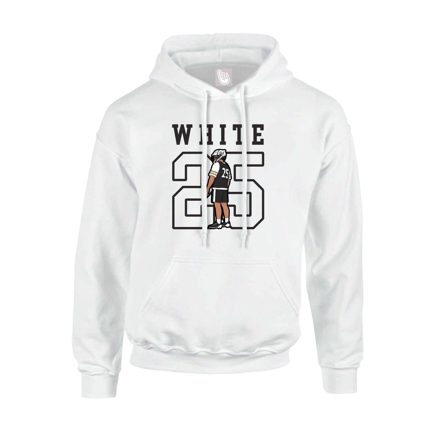 Hoodie — Shirsey in White