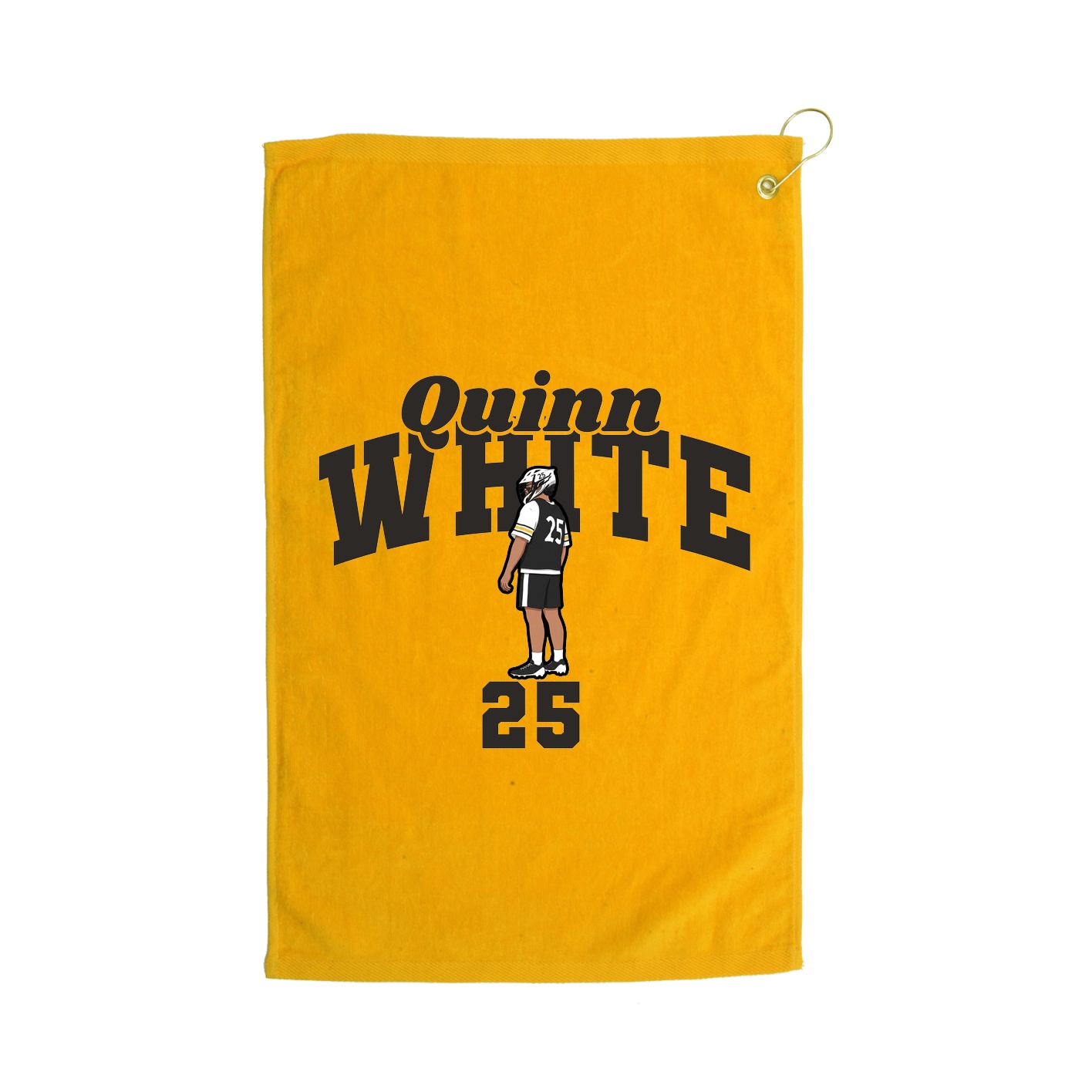 Golf Towel — Signature Arch in Gold