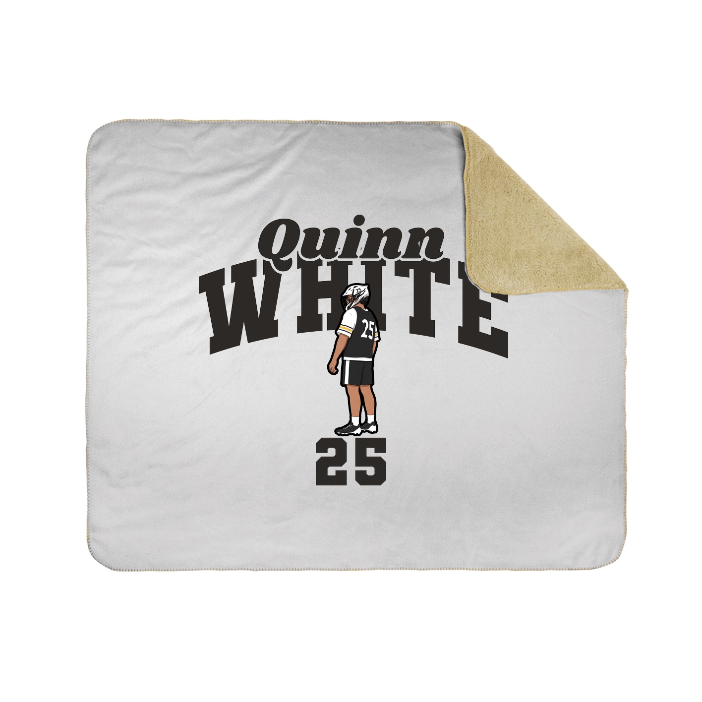 Throw Blanket — Signature Arch in White