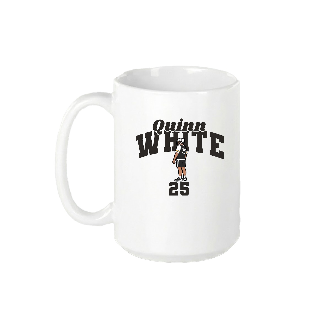 15oz Coffee Mug — Signature Arch in White