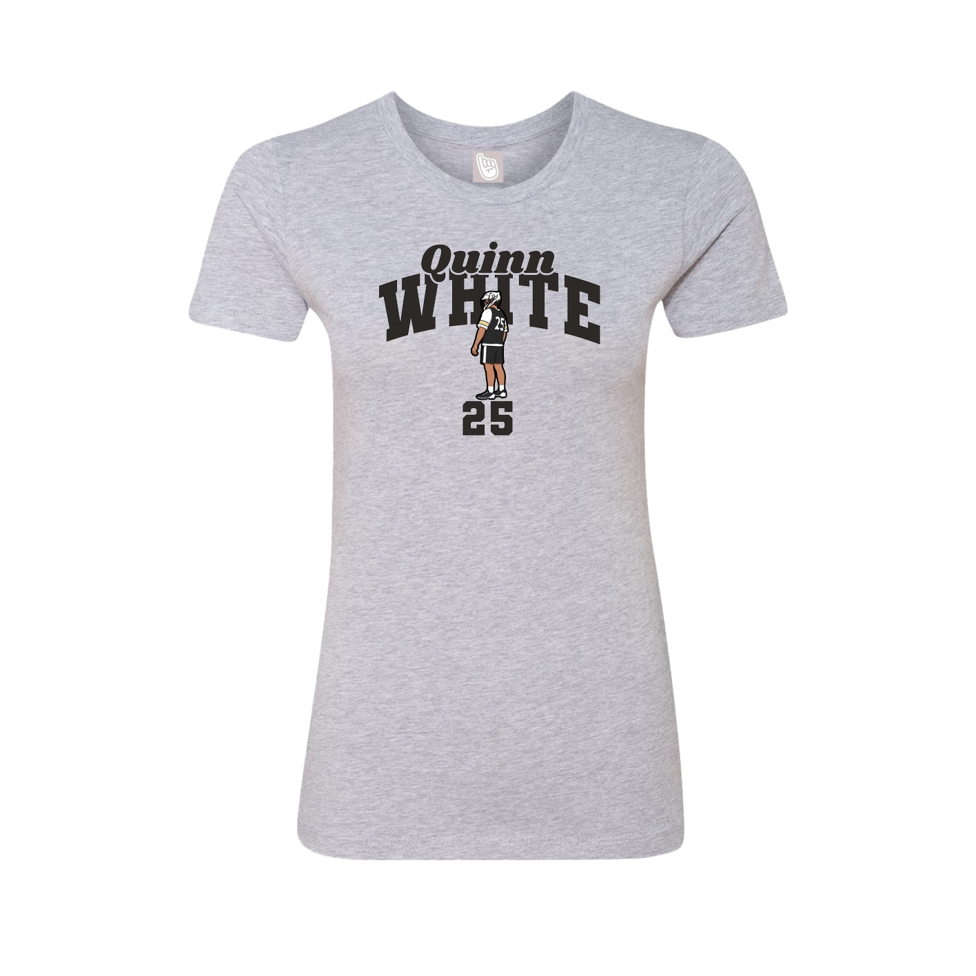 Womens Tee — Signature Arch in Grey