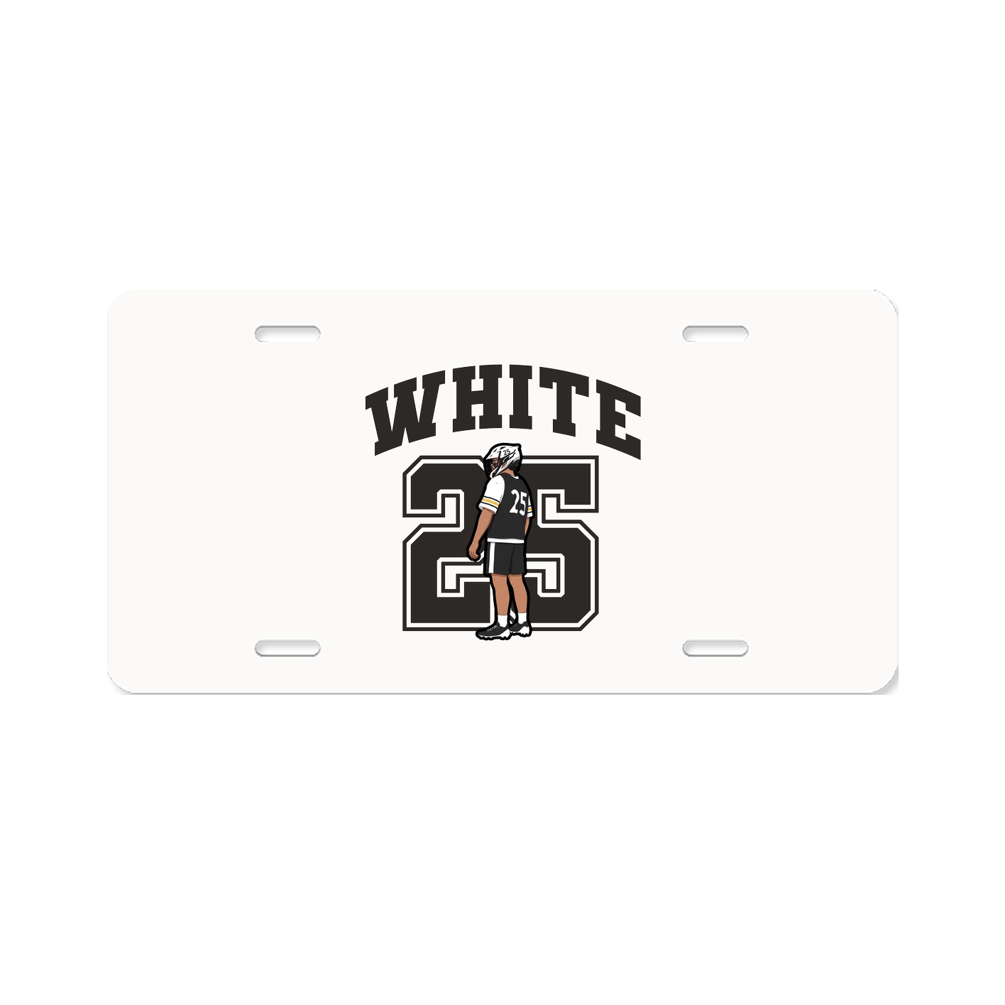 License Plate — Number in Classic