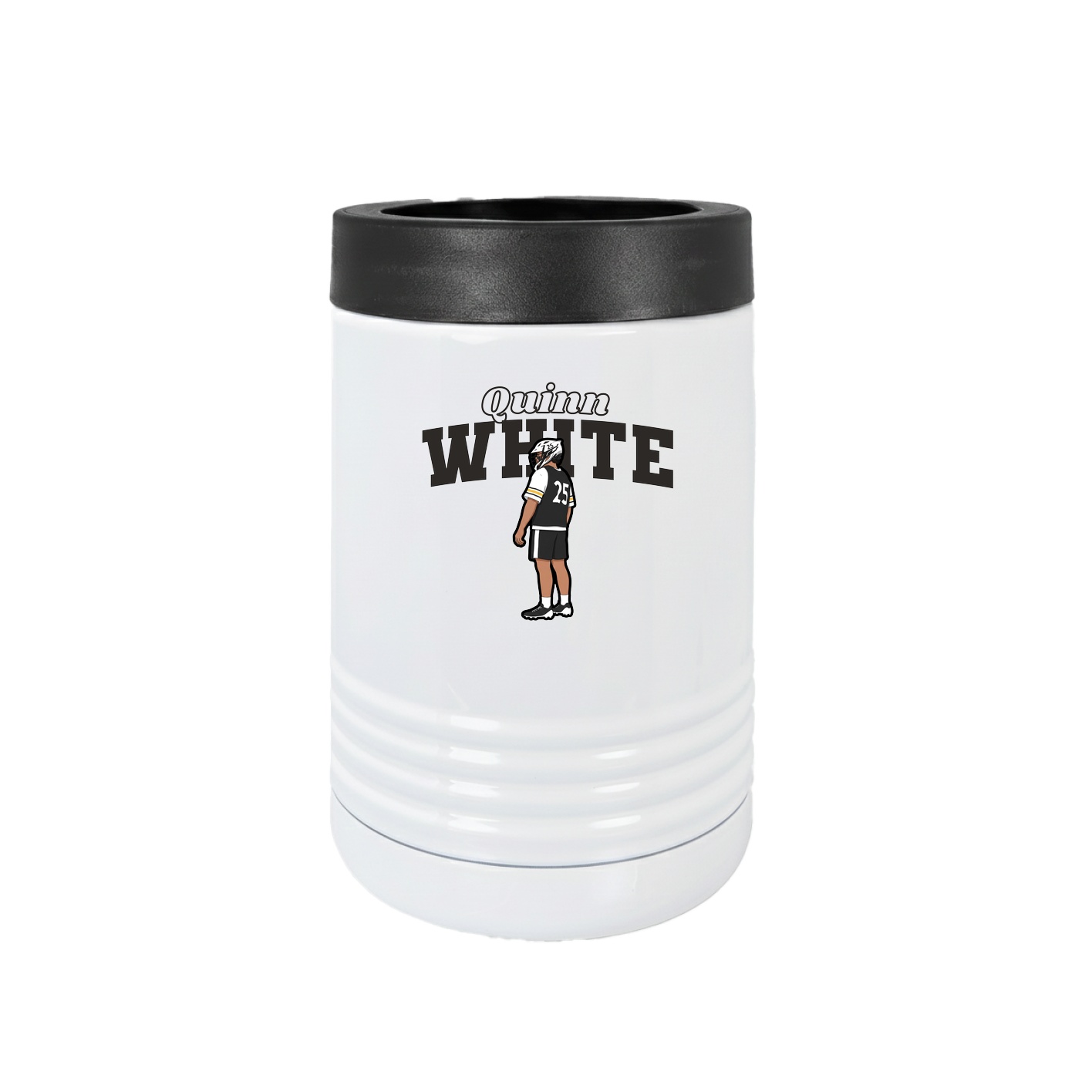 Beverage Holder — Name Arch in White