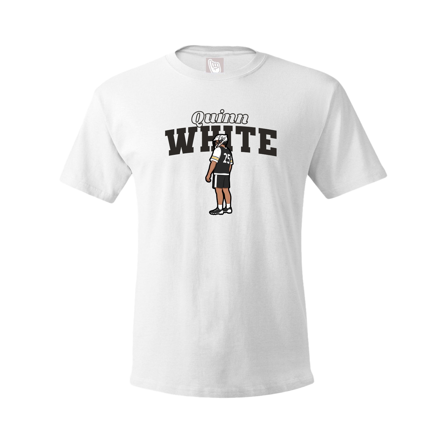 Tee — Name Arch in White
