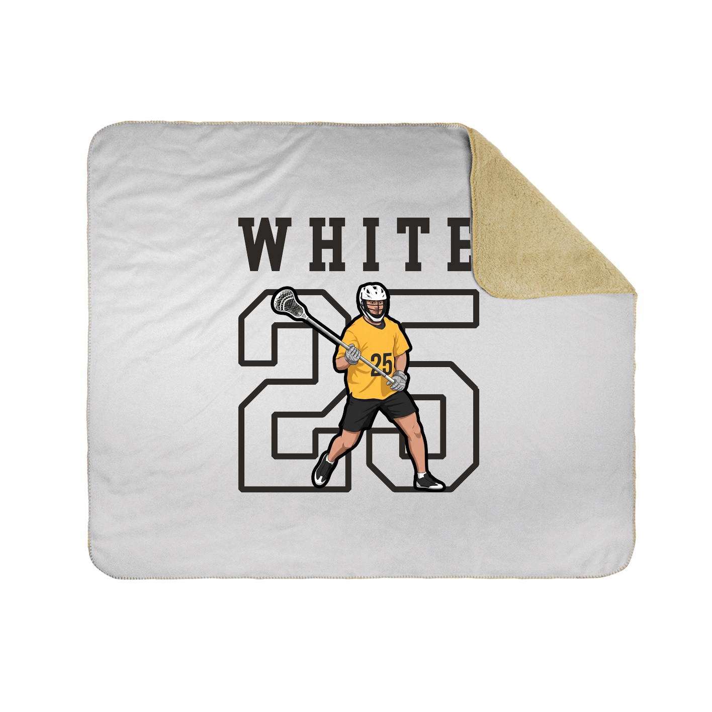Throw Blanket — Shirsey in White