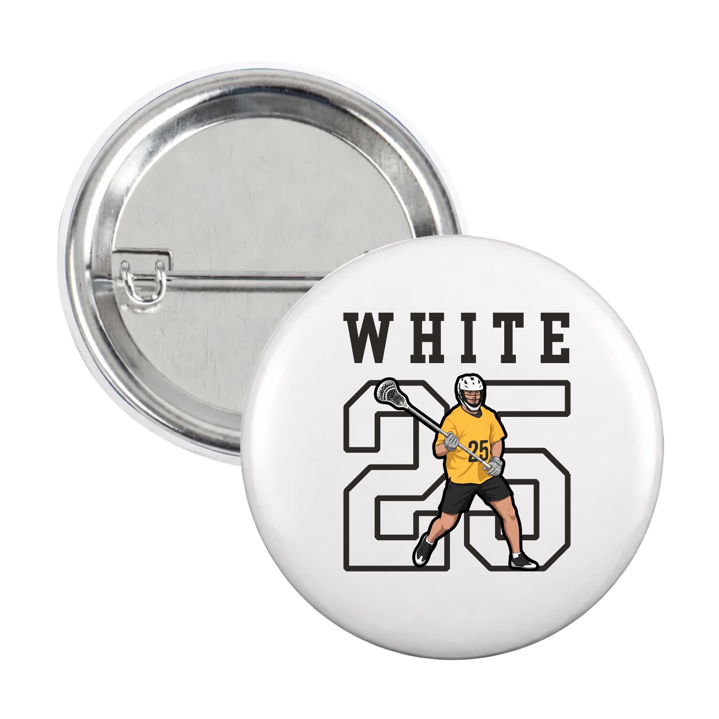 Game Day Button — Shirsey in White