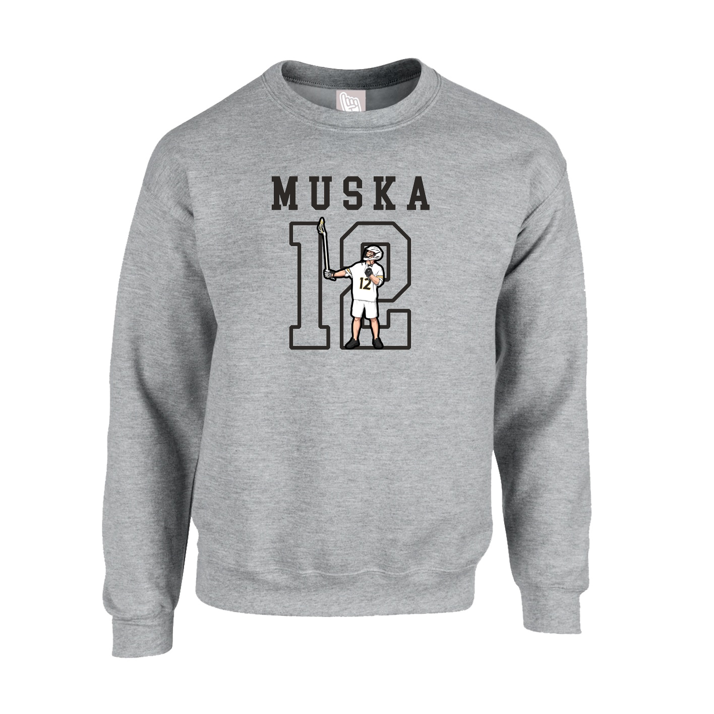 Fleece Crew — Shirsey in Grey