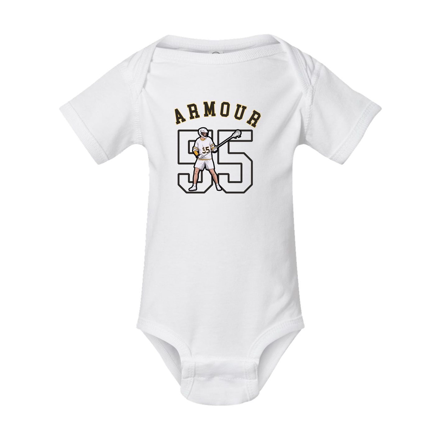 Baby Onesie — Shirsey Arch in White
