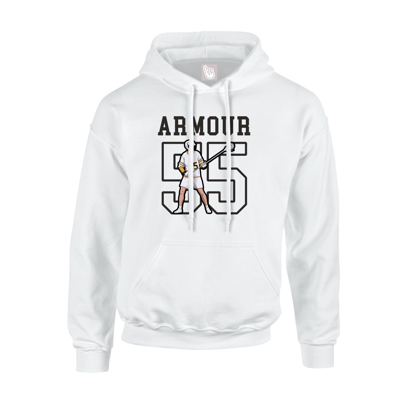 Youth Hoodie — Shirsey in White