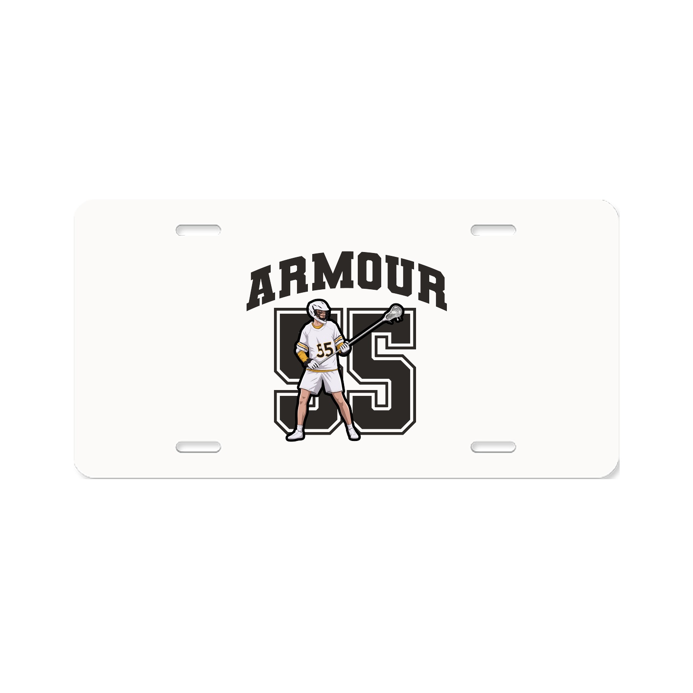 License Plate — Number in Classic