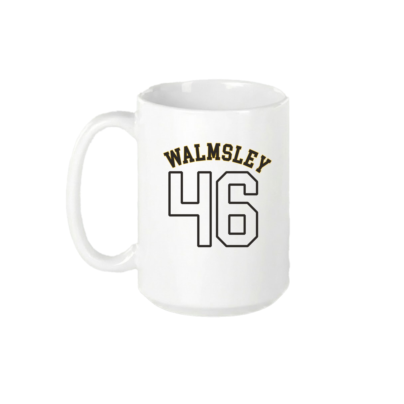 15oz Coffee Mug — Shirsey Arch in White