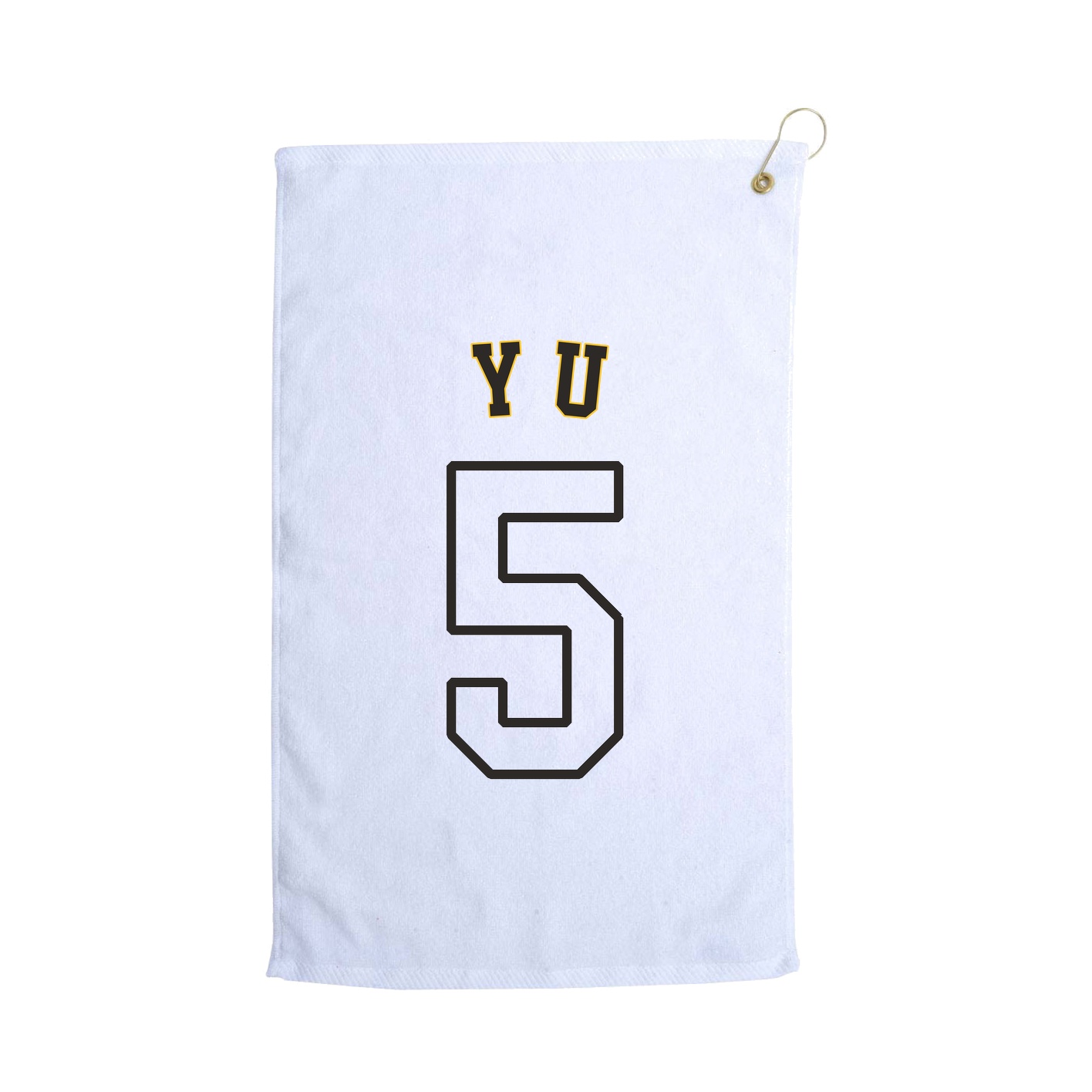 Golf Towel — Shirsey Arch in White