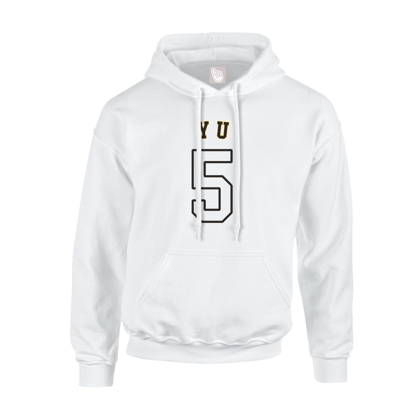 Hoodie — Shirsey Arch in White