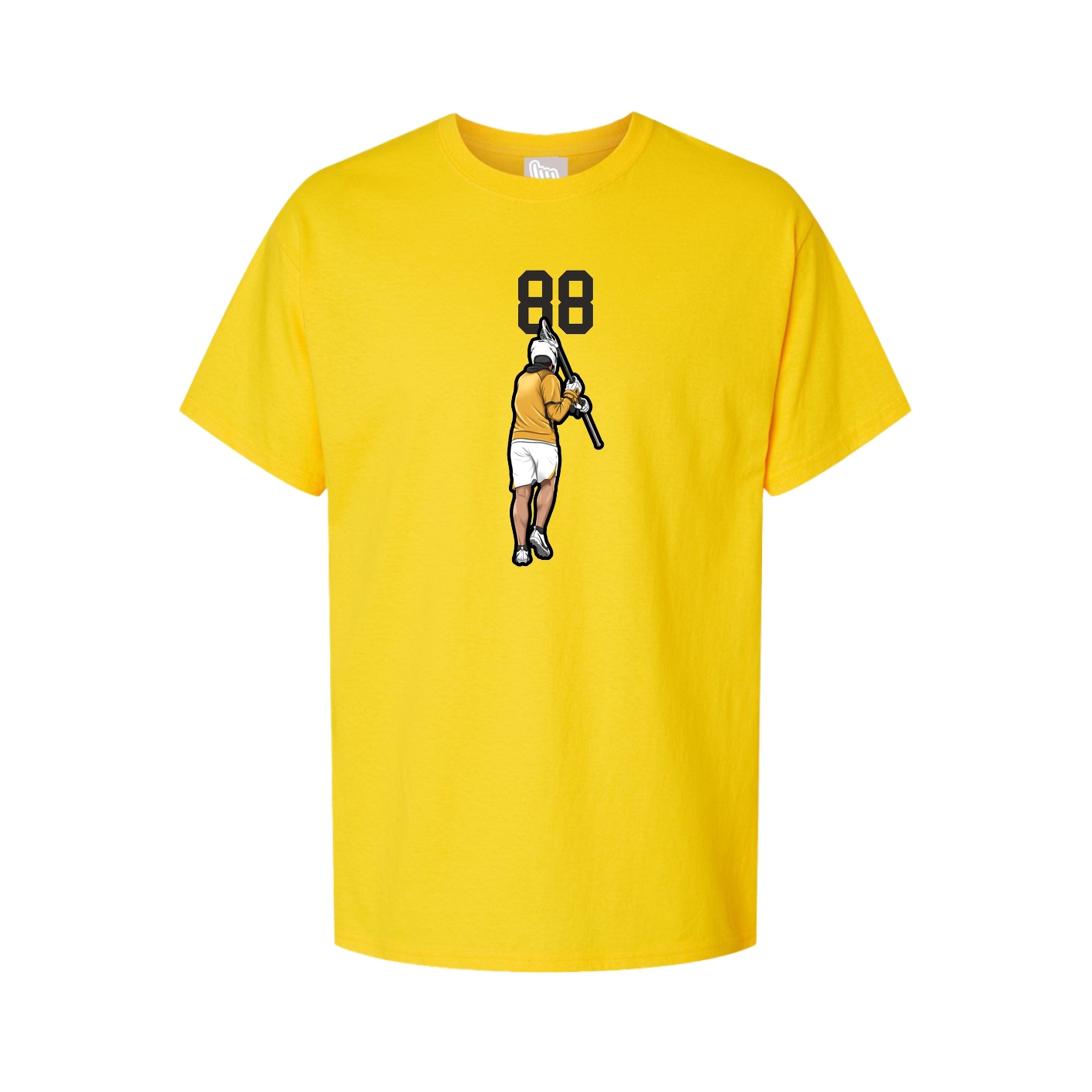 Youth Tee — Number Top in Gold