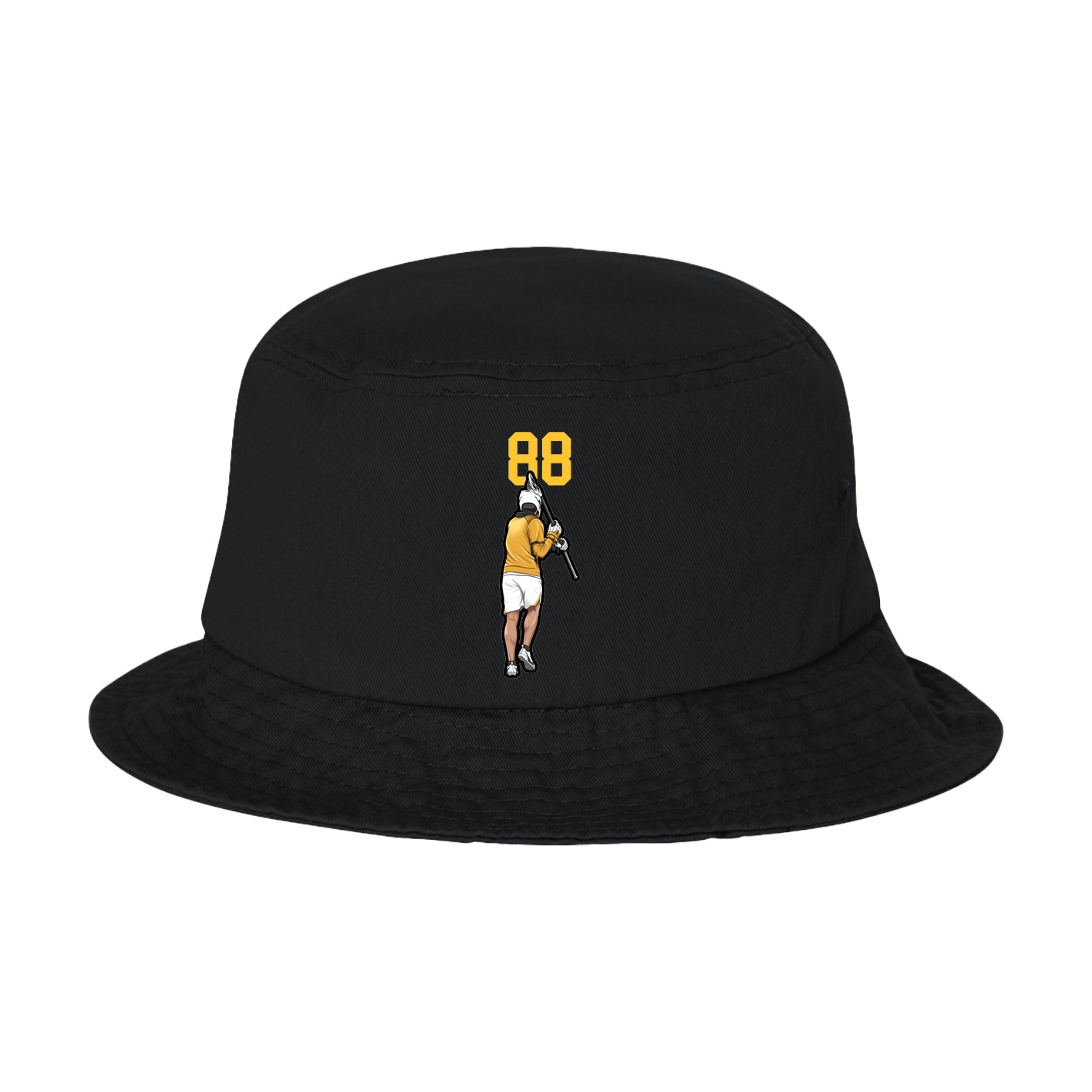 Bucket Cap — Number Top in Black