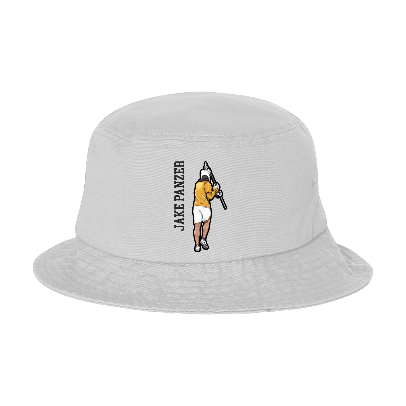 Bucket Cap — Name Vertical in White