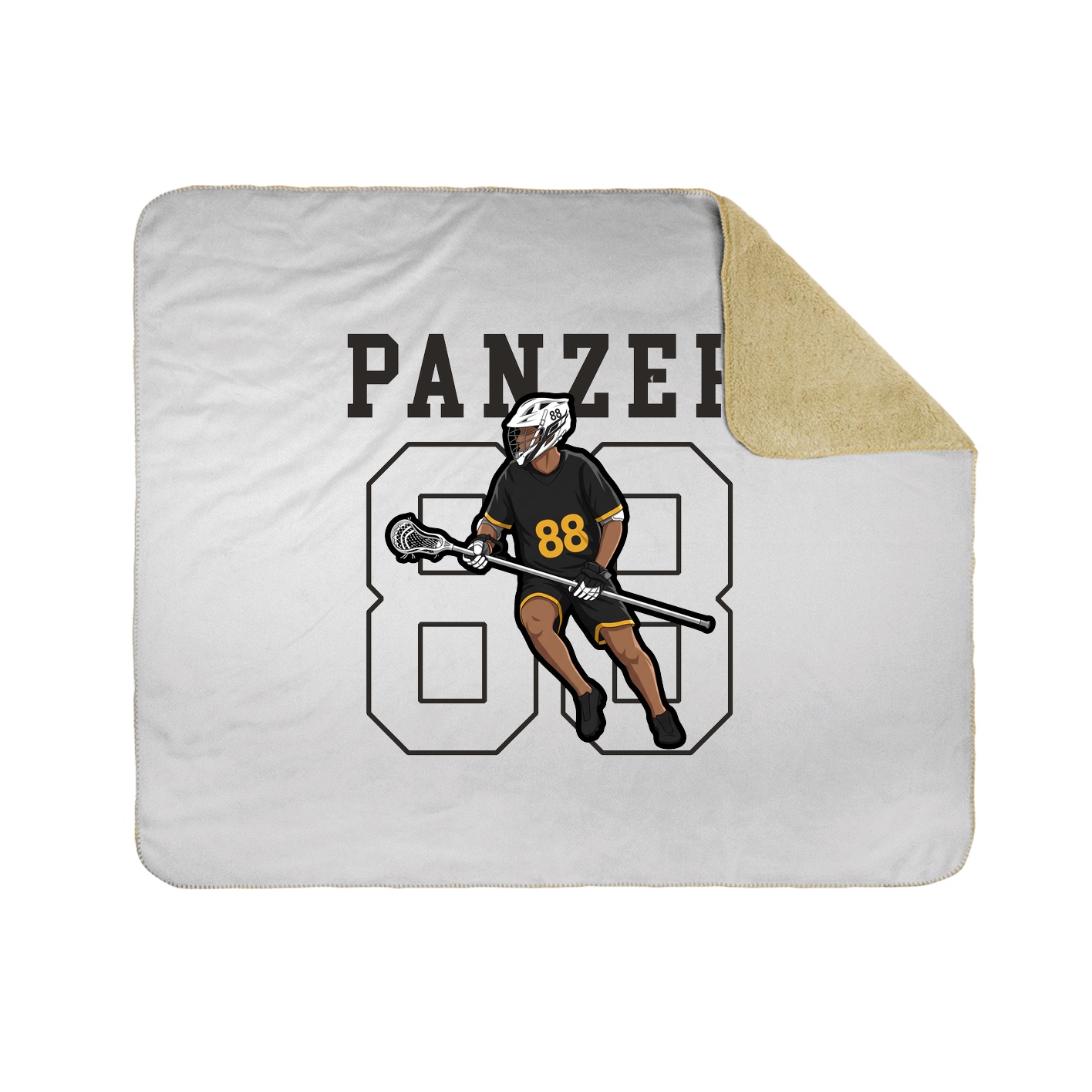 50x60 Sherpa Lined Throw Blanket