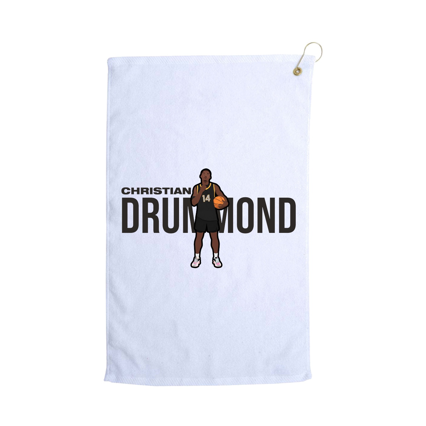 Golf Towel — Player Name in White