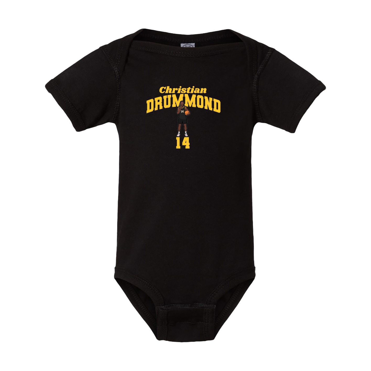 Baby Onesie — Signature Arch in Black