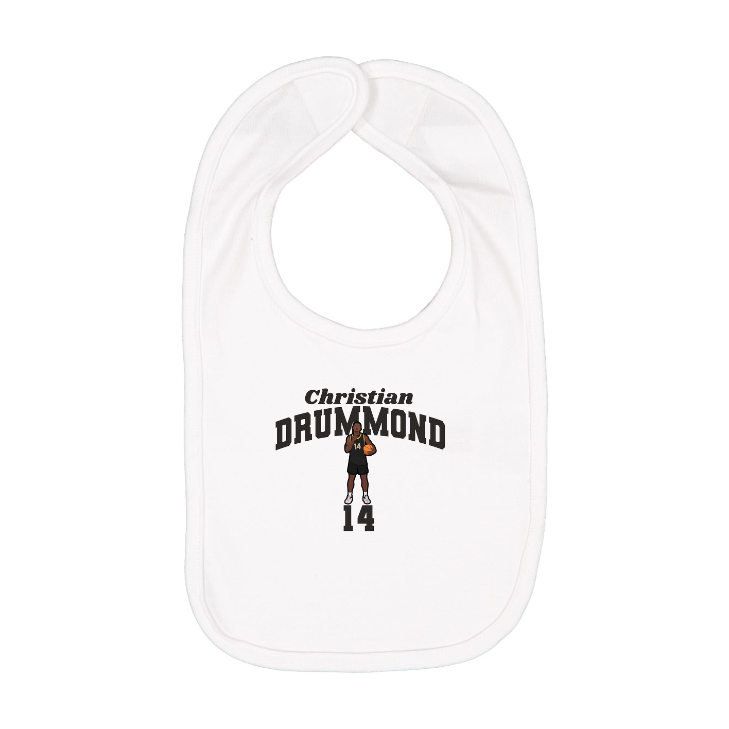 Infant Bib — Signature Arch in White