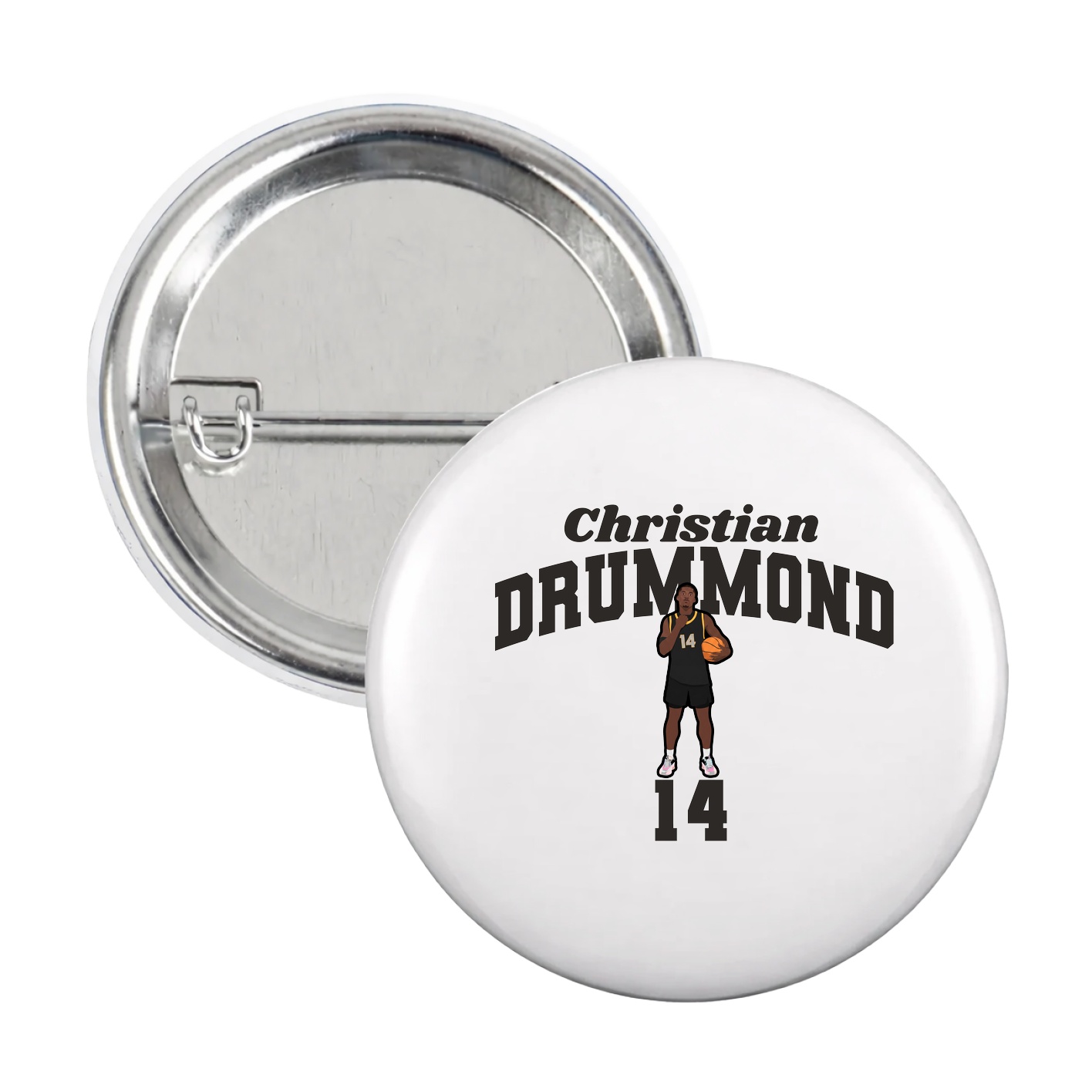 Game Day Button — Signature Arch in White