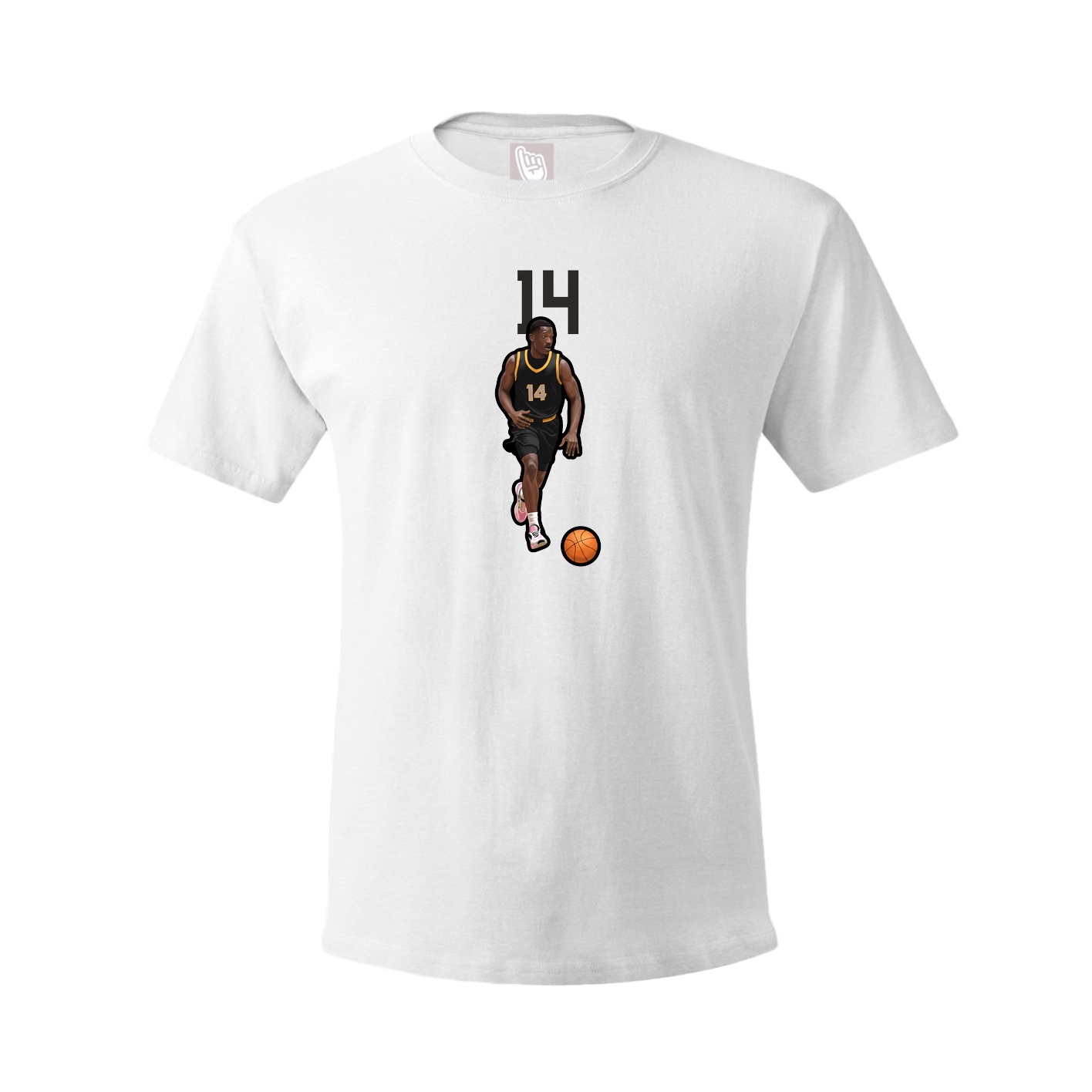 Tee — Number Top in White