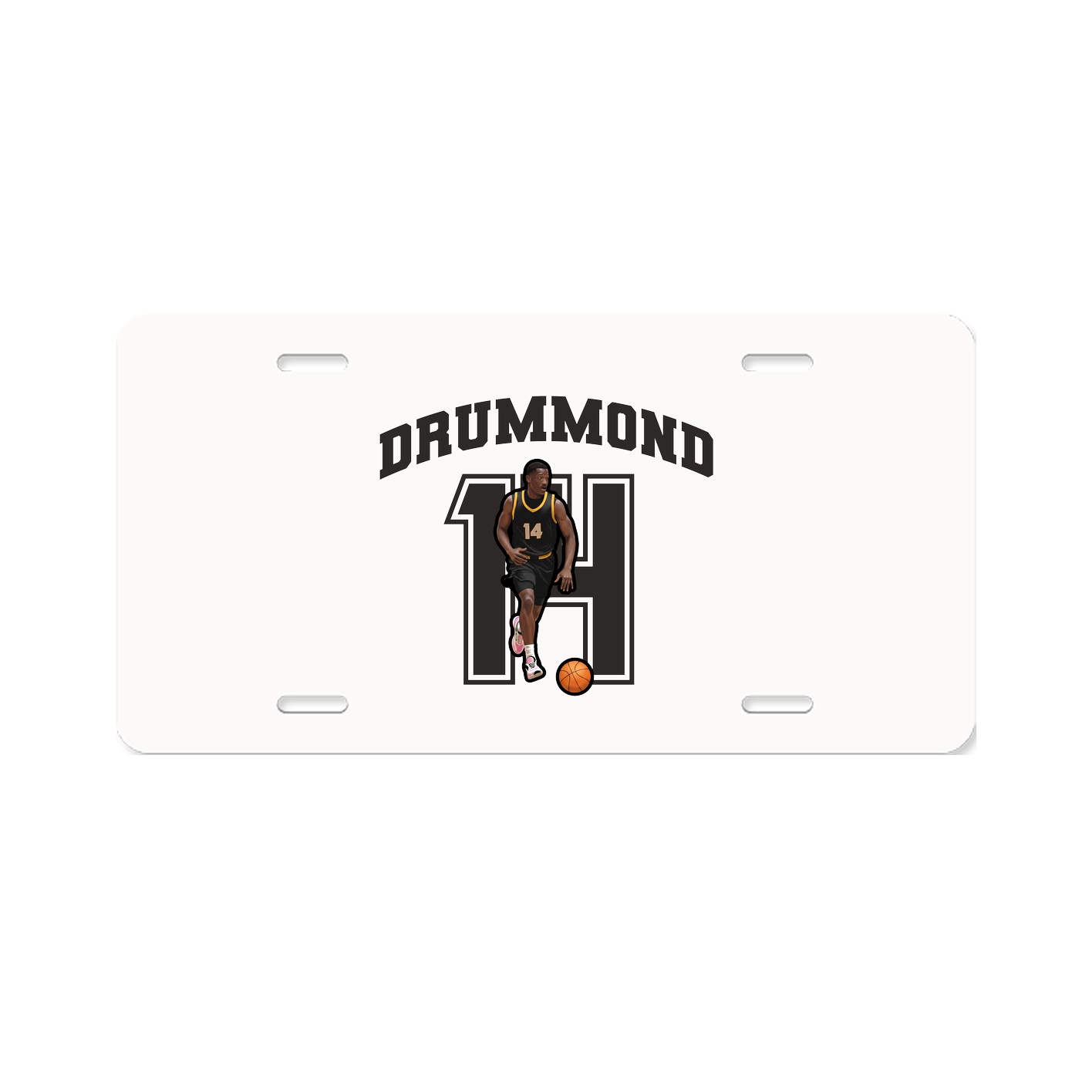 License Plate — Number in Classic