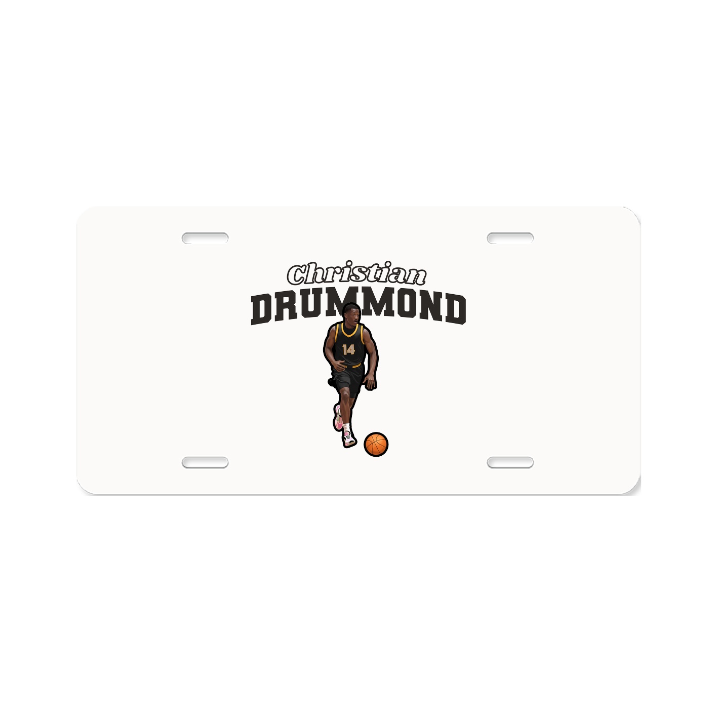 License Plate — Name Arch in Classic