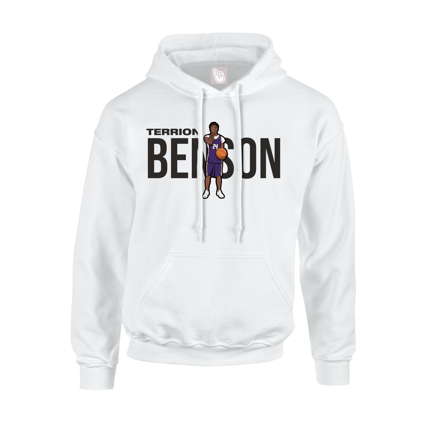 Hoodie — Player Name in White