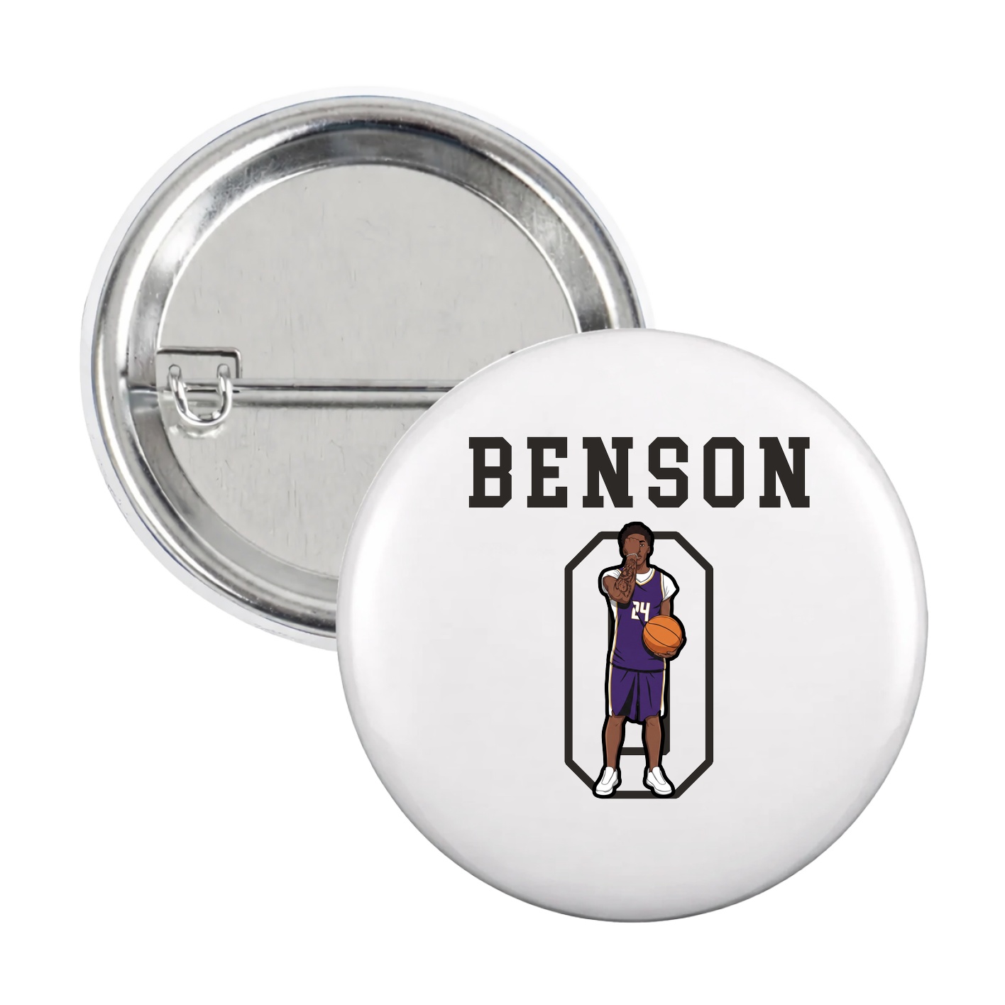 Game Day Button — Shirsey in White