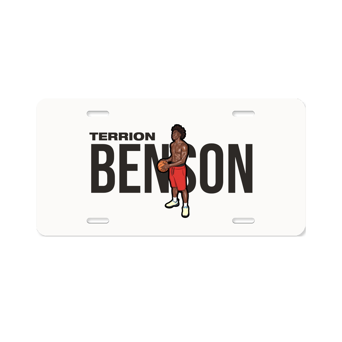 License Plate — Player Name in Classic