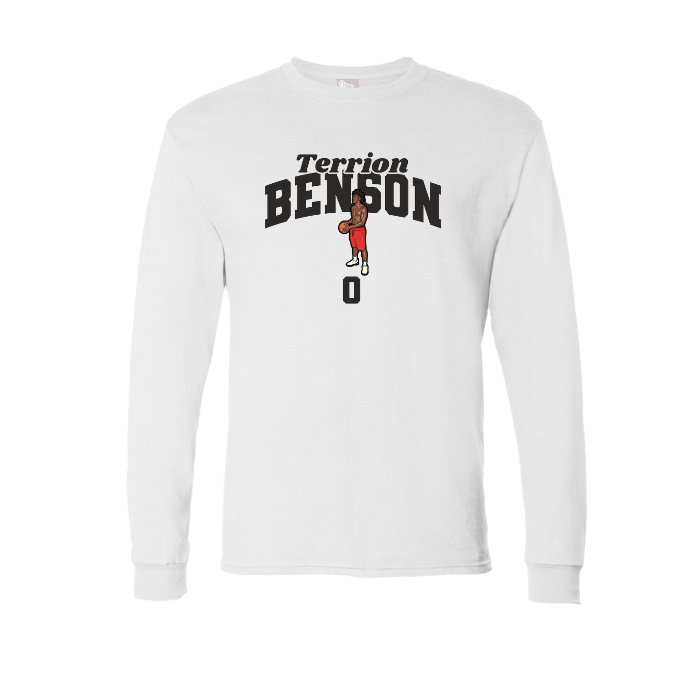 Long Sleeve Tee — Signature Arch in White