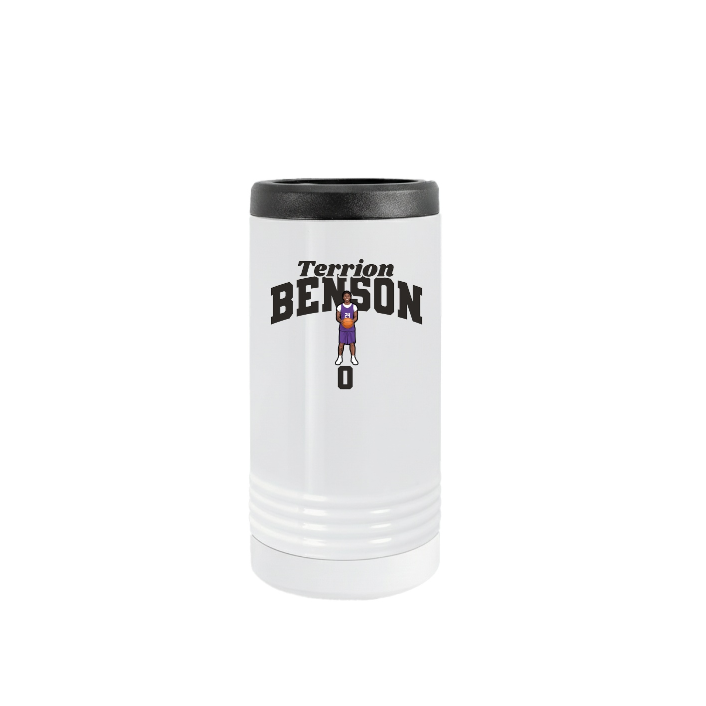Slim Beverage Holder — Signature Arch in White