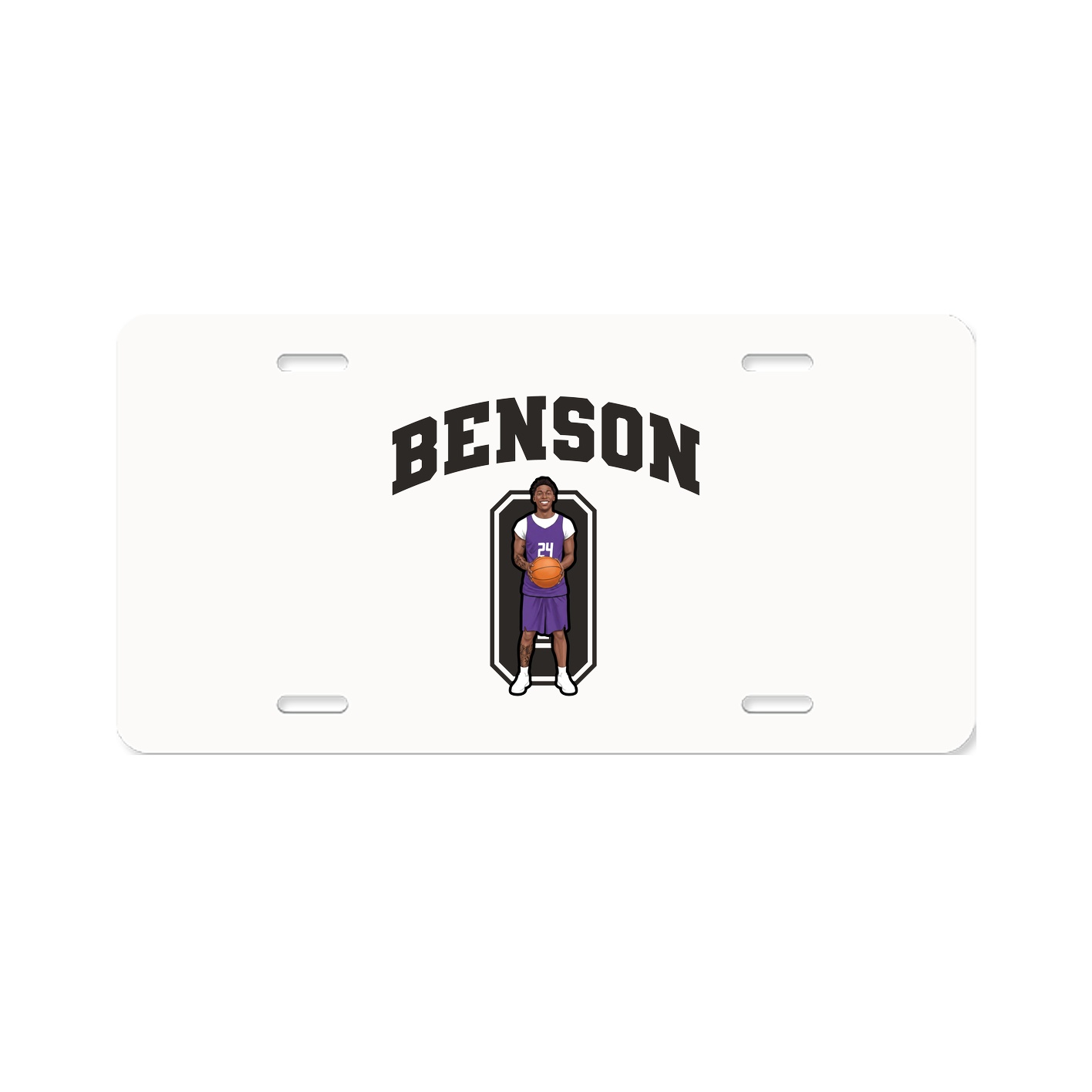 License Plate — Number in Classic