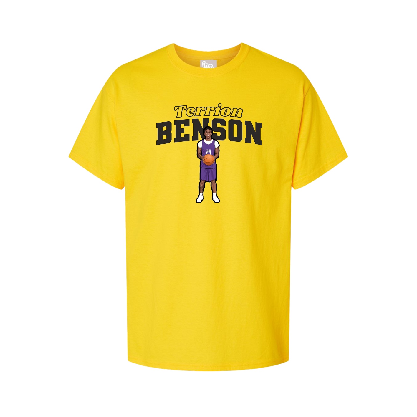 Tee — Name Arch in Gold