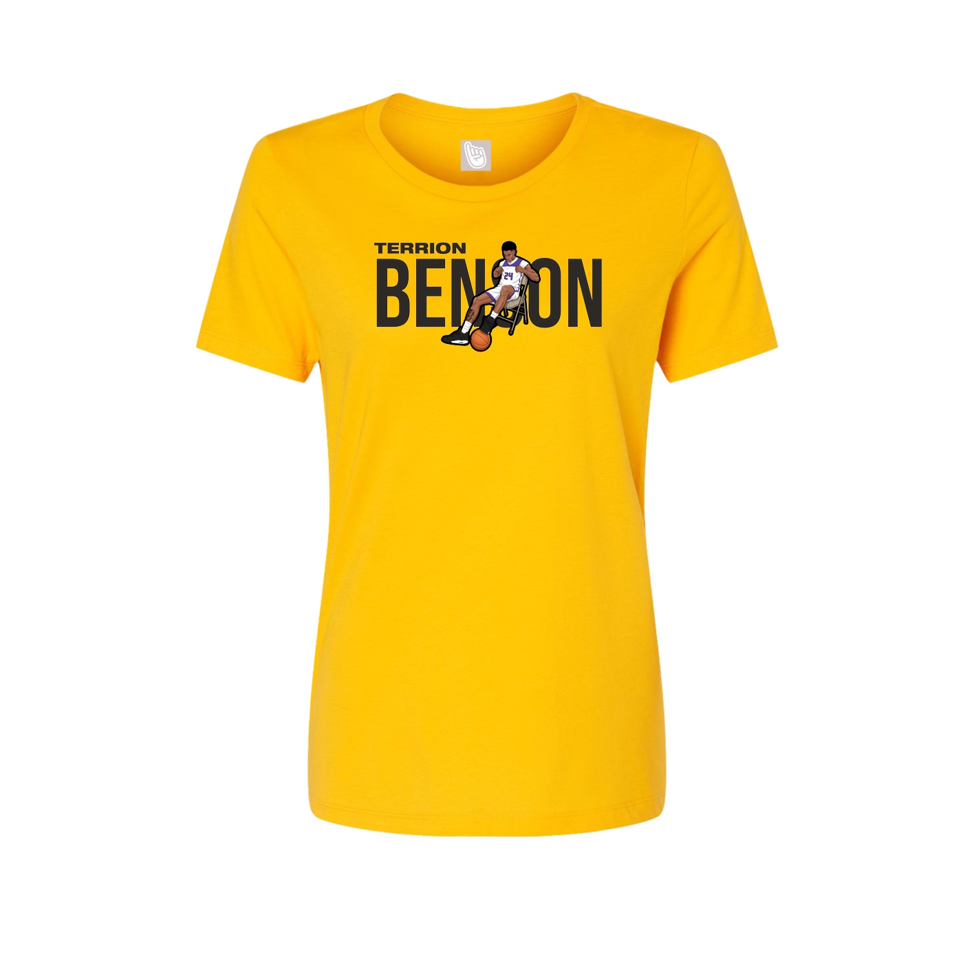 Womens Tee — Player Name in Gold