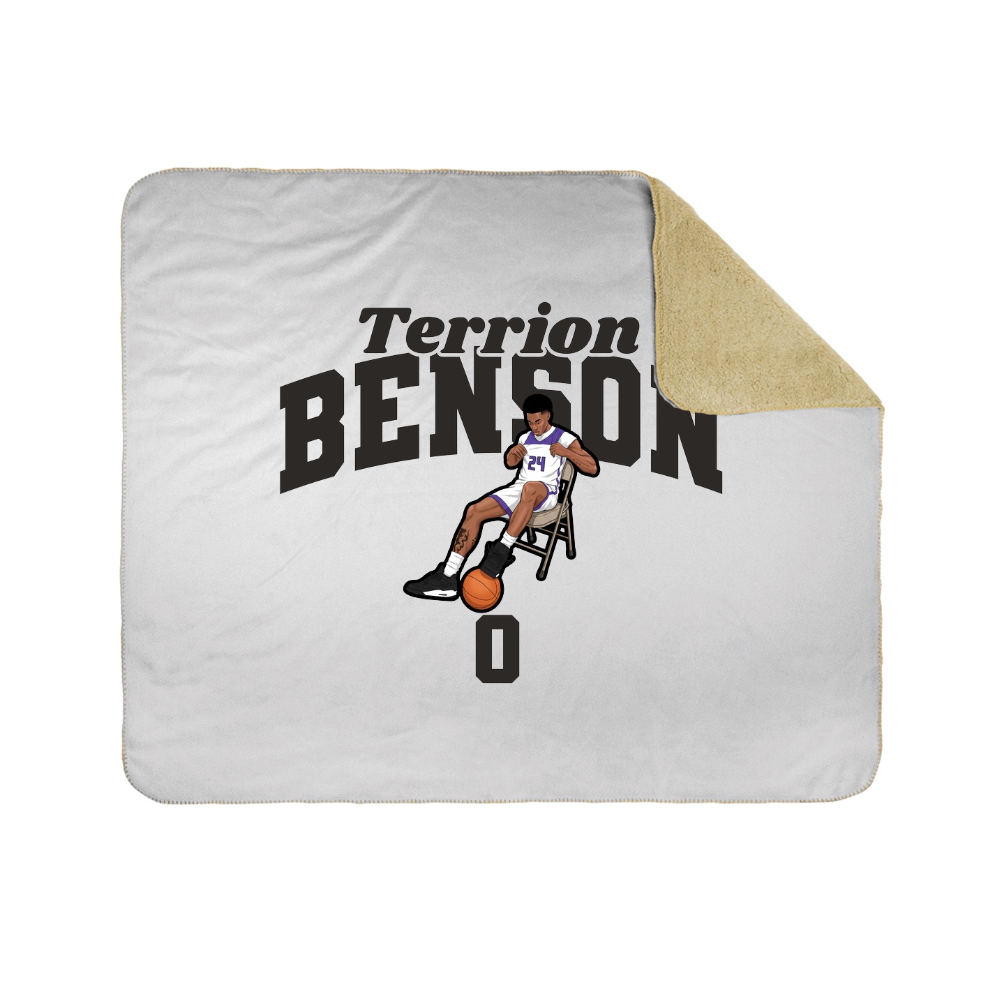 Throw Blanket — Signature Arch in White
