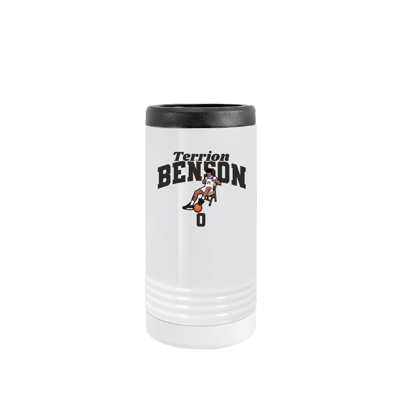 Slim Beverage Holder — Signature Arch in White