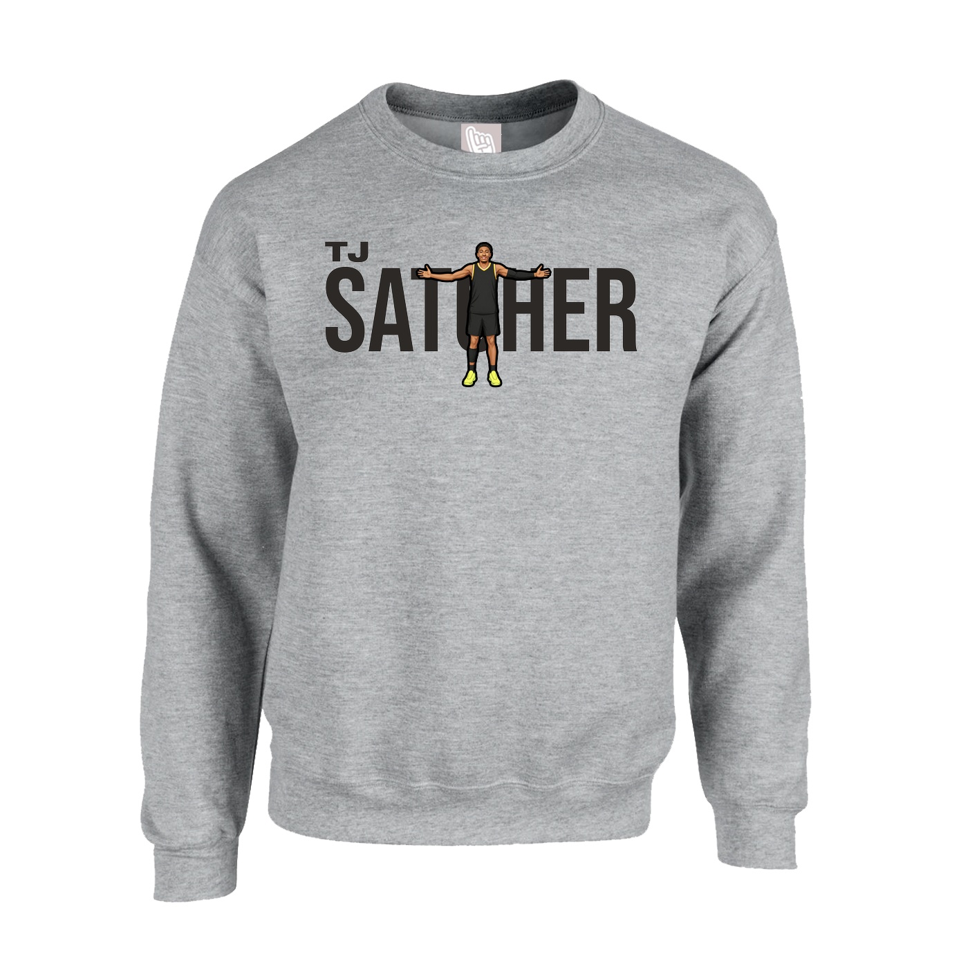 Fleece Crew — Player Name in Grey