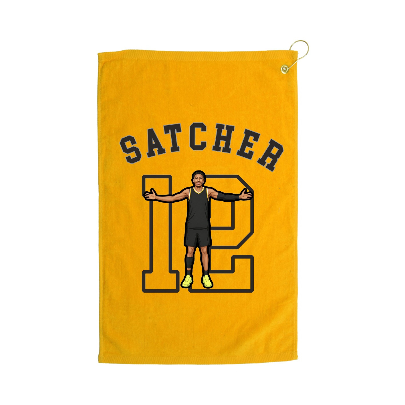 Golf Towel — Shirsey Arch in Gold